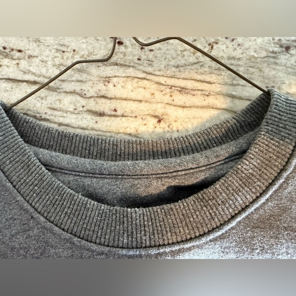 Patagonia Uprisal Crew Sweatshirt M | Gray Recycled Cotton Fleece Pullover - Picture 6 of 9